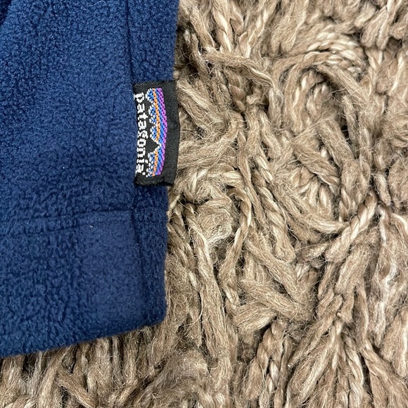 PATAGONIA SYNCHILLA BLUE FLEECE MOCK NECK ZIP FRONT LONG SLEEVE JACKET MEN'S L - Picture 2 of 9